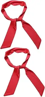 [Minkissy] 2pcs Headband Ties for Men Basketball Hair Ties Hair Band for Boxing Sports Head Tie Karate Hairband Athletic Hairband Head Tie Band Karate Head Band Boxing Hair Band Fabric Red