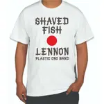 JOHN LENNON 剃光魚收藏品 LENNON 襯衫 2 面印花 - 披頭士樂隊