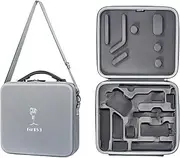 Kcolly Portable Storage Bag for Gimabal Kit Waterproof withCarry Handle Shoulder Strap Carrying Bag Available for Gimbal + Troipod + Battery Handle + Data Cable + QR Plate + Fllow Focus Motor +