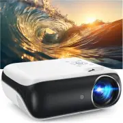 HAPPRUN Projector, Native 1080P Bluetooth Projector, Portable Outdoor Movie Proj