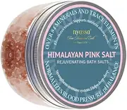 Himalayan Pink Bath Salt 220gm |100% Vegan and Paraben Free With The goodness of hand mined Himalayan Pink salt and epsom salt for effective relaxation | Good for skin detox- 220gm
