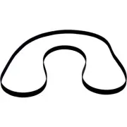 10JB204 Rubber Turntable Belt 195Mm Diameter 195Mm Diameter X 5Mm Wide RUBBER