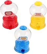 Zerodeko 3pcs Mini Candy Dispenser: Sweet Vending Machine For Desktop - Cute Plastic Funny Treat Box - Friends Chocolate Snack Container - Party Favor Toy Birthdays Countertop