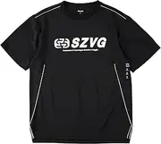 [Spazio] (スパッツィオ) Spazzio Soccer VG Piping Cut Plastic Shirt, Black (02)