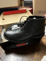 Wolverine Bedford Chukka Dress Boot Mens 13 US Black Leather Lace Up