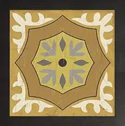 Frame Company Watson Range Golden Glow Square XII by Pela Studio, Photo Frame - 10 x 10 Inches, Black