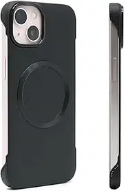 RUNGOS for iPhone 13 Case MagSafe (Bare Metal Feel) [Preferred PU Leather] [Strong Magnetic] Borderless Slim Case for iPhone 13 Phone Case, Anti-Slip & Anti-Fingerprint Magnetic Cover 6.1'' 2021