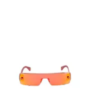 Alaïa Azzedine Shield Frame Sunglasses One size RED