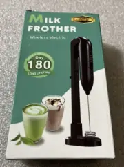 Cordless Electric Milk Frother Drink Foamer Whisk Mixer Stirrer Coffee Eggbeater