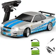 LD1899 1:18 RC Drift Car 2.4GHz RWD with Gyroscope on-Road Alloy Body Shell Racing Cars Radio Control for Adults