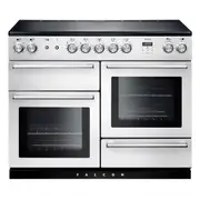 Falcon 110cm Nexus Induction Hob Cooker - White/Chrome