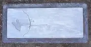 Archery bench top mold bow arrow concrete .150 abs plastic 31" x 14" x 2.5"