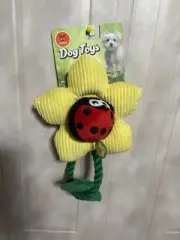 FOFOS Brand New Interactive Flower 24” Dog Toy- With Clinker Squeaker