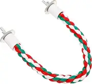 FUTUREORYY Parrot Perch Stand Soft Cotton Rope Climbing for Birds Vibrant and Durable Swing Rope for Parrots Parakeets Budgies and Lovebirds Promotes Healthy Claws