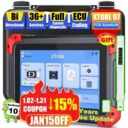 XTOOL D7 OBD2 Full Systems Scanner Tool Diagnostic Bidirectional TPMS SRS ABS