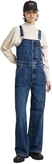 [G-STAR RAW] Women's Straight Leg Zip Dungaree Jumpsuit