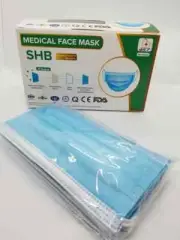 SHB Medical 200 Face Mask 4 ply High performance filters , bacteria ASTM LEVEL 3