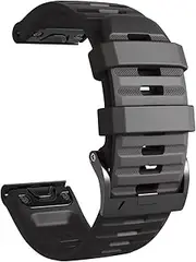 [MGTCAR] Sport Silicone Watch Strap for Garmin Fenix 7 7X Epix/instinct 2/Coros VERTIX VERTIX2 22mm 26mm EasyFit Quick Release Wristband