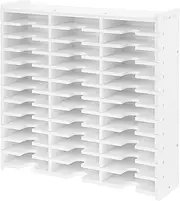 Cabilock Portable Multi-Grid Cd Storage Organizer Desktop Holder for Remotes and Compartments for Use