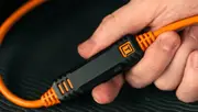 Tether Tools TetherPro 10G USB-C to USB-C Straight to Right - 9.4m - Orange