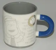 Hallmark ~ Peanuts - 2022 Linus & Snoopy Blue Handle Christmas Coffee MUG *NEW!