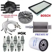 Tune Up Kit Filters Cap Wire Spark Plugs For GMC JIMMY V6 4.3L, 4WD 2002-2005