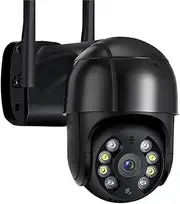 8MP PTZ WiFi IP Camera 4K HD 5MP Surveillance Camera ICSee 4X Digital Zoom H.265 1080P Outdoor Wireless Security CCTV Camera (Size : 8MP Add 128G Card)