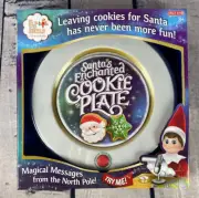 Elf On The Shelf Santa's Enchanted Cookie Plate Christmas Magical Messages (X04)