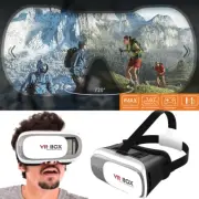 Original VR Virtual Reality 3D Glasses Box Stereo Google Cardboard Headset Helme