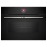 Bosch 60cm Series 8 Compact Combination Oven with Microwave - TFTTouch Display. CMG7241B1A