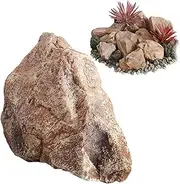 Fake Rock Sandstone Landscape Rock Foam Artificial Rocks Realistic Natural Texture Fake Versatile Faux Covers for Landscaping Well Pump Cover, Artificial Rocks
