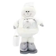 WHITE SNOWMAN with Telescopic Legs