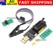 USB CH341A 24 25 Series EEPROM Flash Programmer Module with SOIC8 SOP8 Test Clip