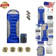 Waterproof Camouflage Sleeping Bag - 5°F, XL, & Machine Washable for Comfort