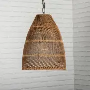 Rattan Diagonal Woven Shade Pendant Lamp