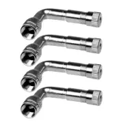 4 Pcs Air Inflation Valve Extension Rod Tire Truck Stem Adapter Extender