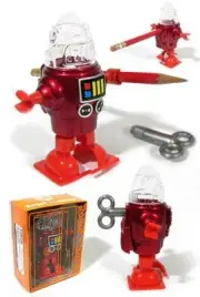 Robby Red Robot Sharpener (Includes One Sharpener)