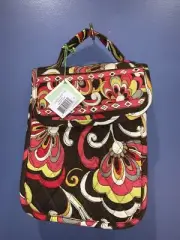 VERA BRADLEY LUNCH TOTE LUNCH BOX Quilted Floral Brown - New With Tags