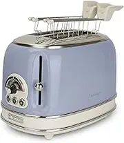 Ariete 155/05-blue Toaster which is Designed for Two Slices Vinatge-155/05-blue, Blue