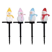 NNEOBA Snowman Solar Christmas Lights Outdoor Lawn Decorations