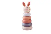 Kaper Kidz Wooden Animal Stacking Blocks - Rabbit - Fine Motor Skills Development