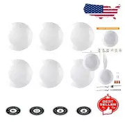Sleek 6 Pack LED Flush Mount Lights - Adjustable Brightness and Style