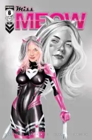 Merc Publishing: MISS MEOW #6c - Cover Art by Tony Santiago