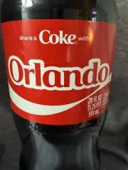 Share a Coke with Orlando 2025 Personalized Gift Coca~Cola Bottle 20oz