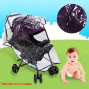 Stroller Rain Cover Universal Size For Buggy Pushchair Pram Weather Dust Shield