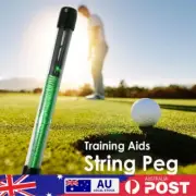 Golf Alignment Sticks Fiberglass Swing Putting String Pegs Training Aids