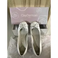 在飛比找蝦皮購物優惠-ClayDerman白色高跟鞋（附鞋盒）