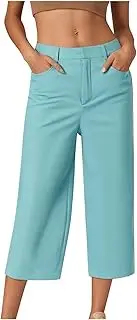 [Generic] Yoga Pants with Drawstring Waisted Stretch Summer Vacation Yoga Pants Fall for Women