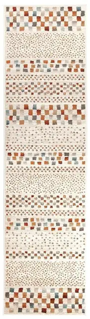 Oxford Bone & Multi Runner Rug