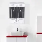 Wall-mounted Soap Liquid Dispenser 2in1 Shampoo Dispenser Bottle Kitchen